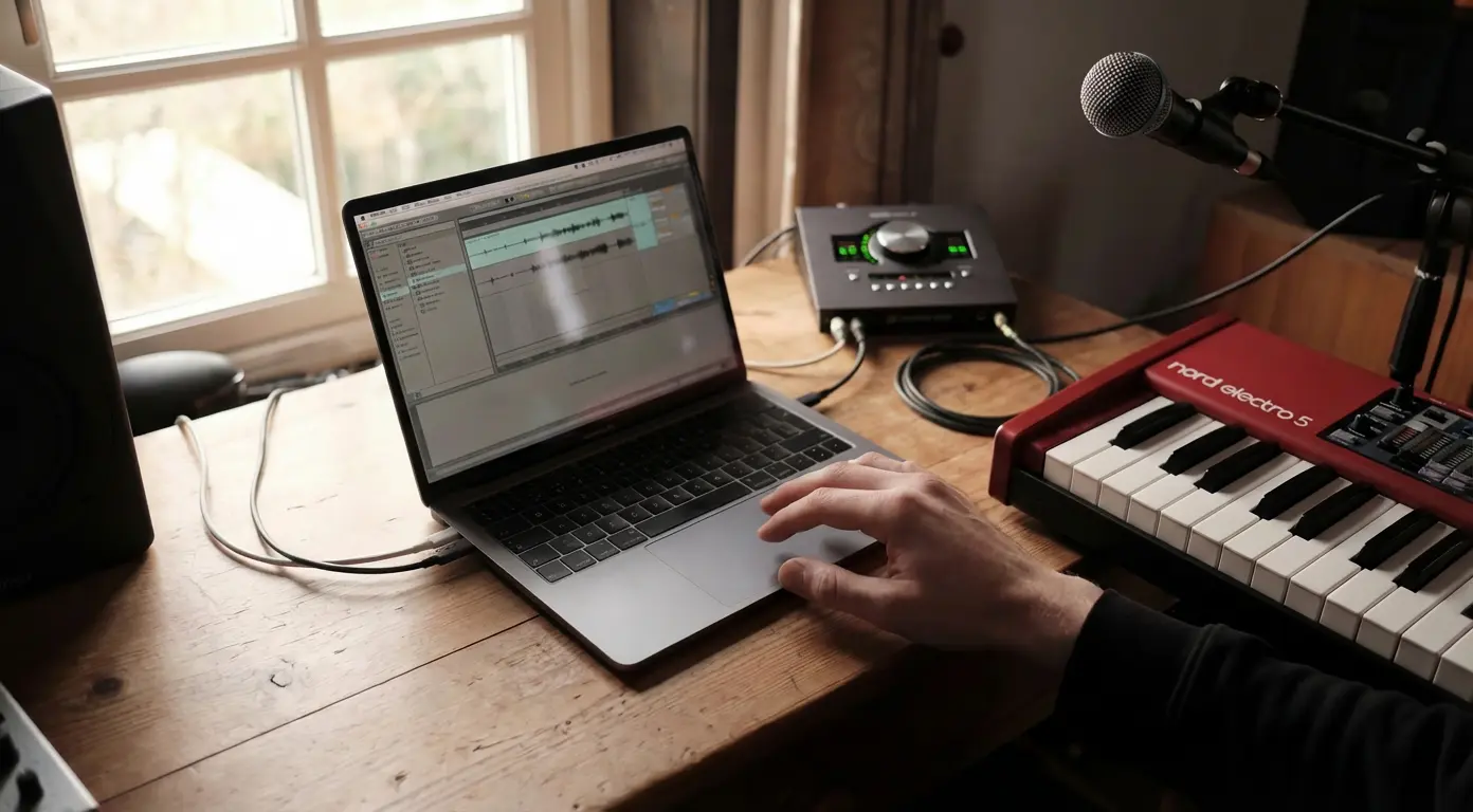 Songwriting-Session bei Kla & Bauter